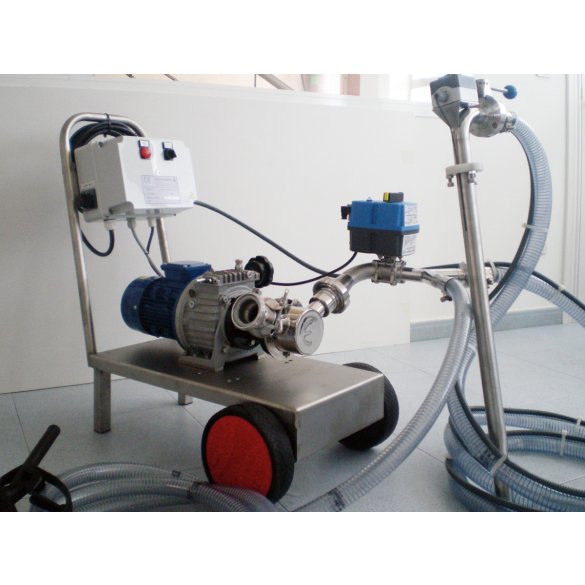Automatic gun for filling and emptying barrels