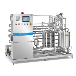 Beer and carbonated drinks flash pasteurizers
