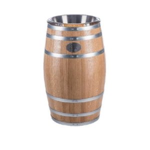 Barrel-shaped wine spittoon