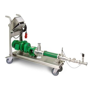 Screw pump with Vario Control VC pumping pressure regulation system