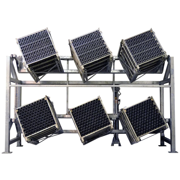 Automatic riddling machine, Giropallet Hextra