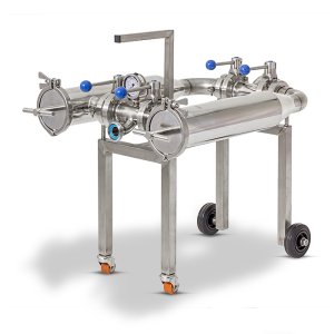 Juice filter - Pipe-screen-combination