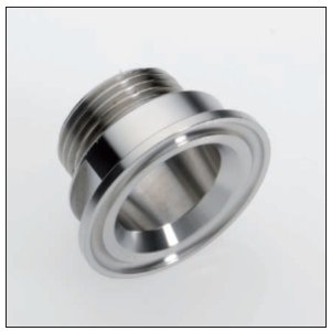 Adapter, threaded adapter BSP thread - TriClamp