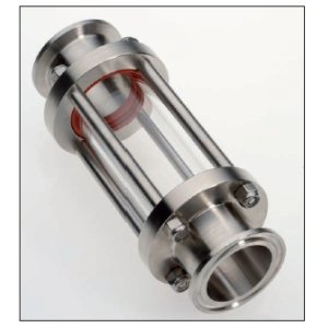 In line sight glass FERRULE CLAMP