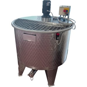 Tank with top agitator, capacity 500, 1000, 1500 liters