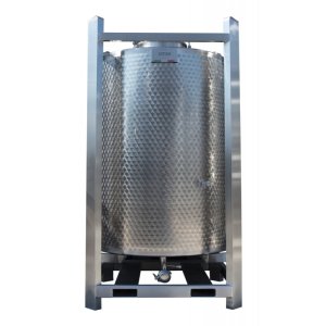 Stainless steel tanks for palletizing