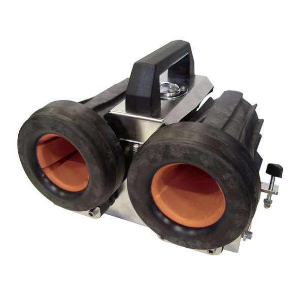 Pneumatic rolling head for aluminium capsule type Champagne