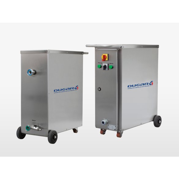 Steam generator for disinfecting oak barrels